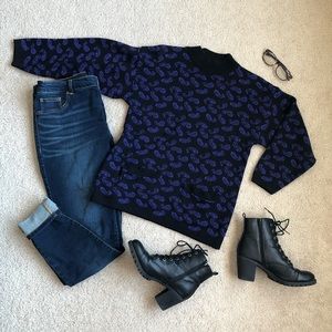❤️3 for $20❤️ Vintage Paisley Artistic Sweater